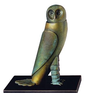 Skulptur "Kleine Eule", Bronze