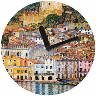 Wanduhr "Malcesine am Gardasee"