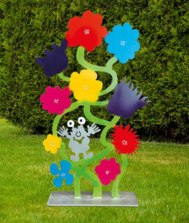 Gartenskulptur "In der Blume"